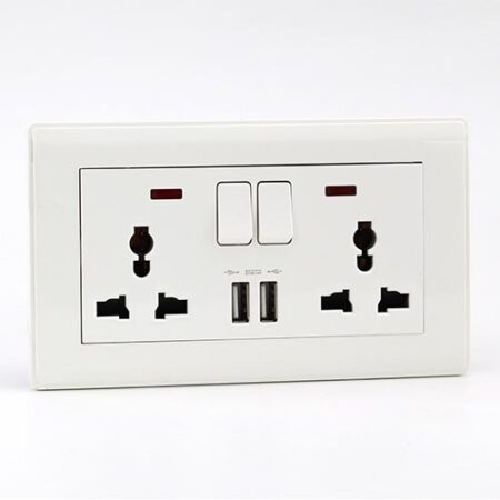 BRISTOL DOUBLE SOCKET WITH USB