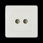 BRISTOL DOUBLE TV SOCKET